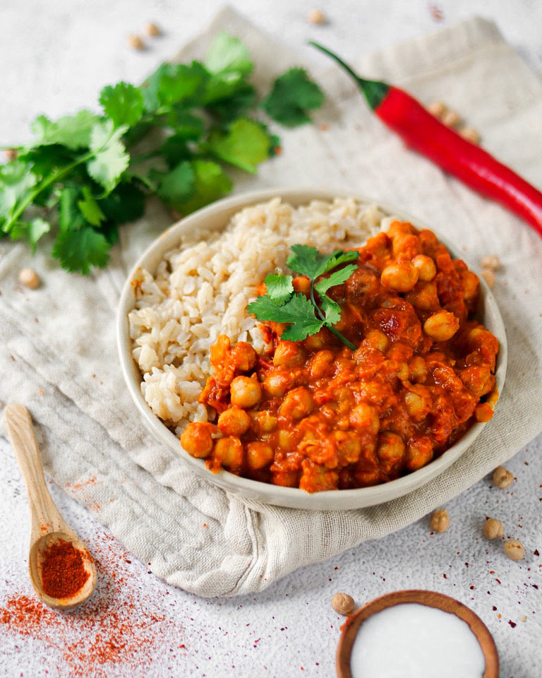 Schnelles Kichererbsen Curry