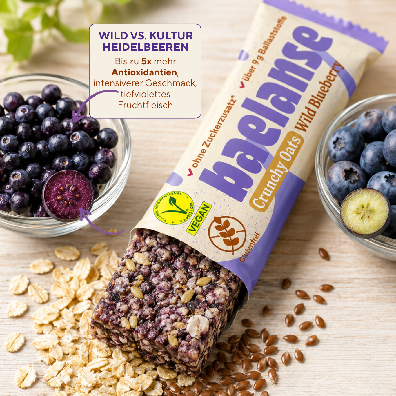 Crunchy Oats Wild Blueberry